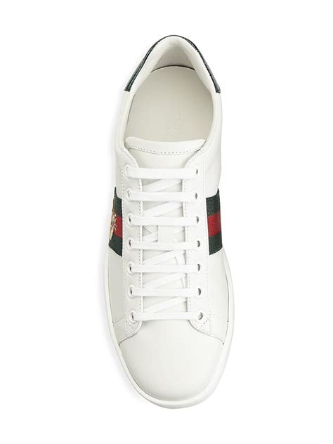 gucci women's new ace embroidered sneakers - size 6 neutral|gucci ace interlocking g.